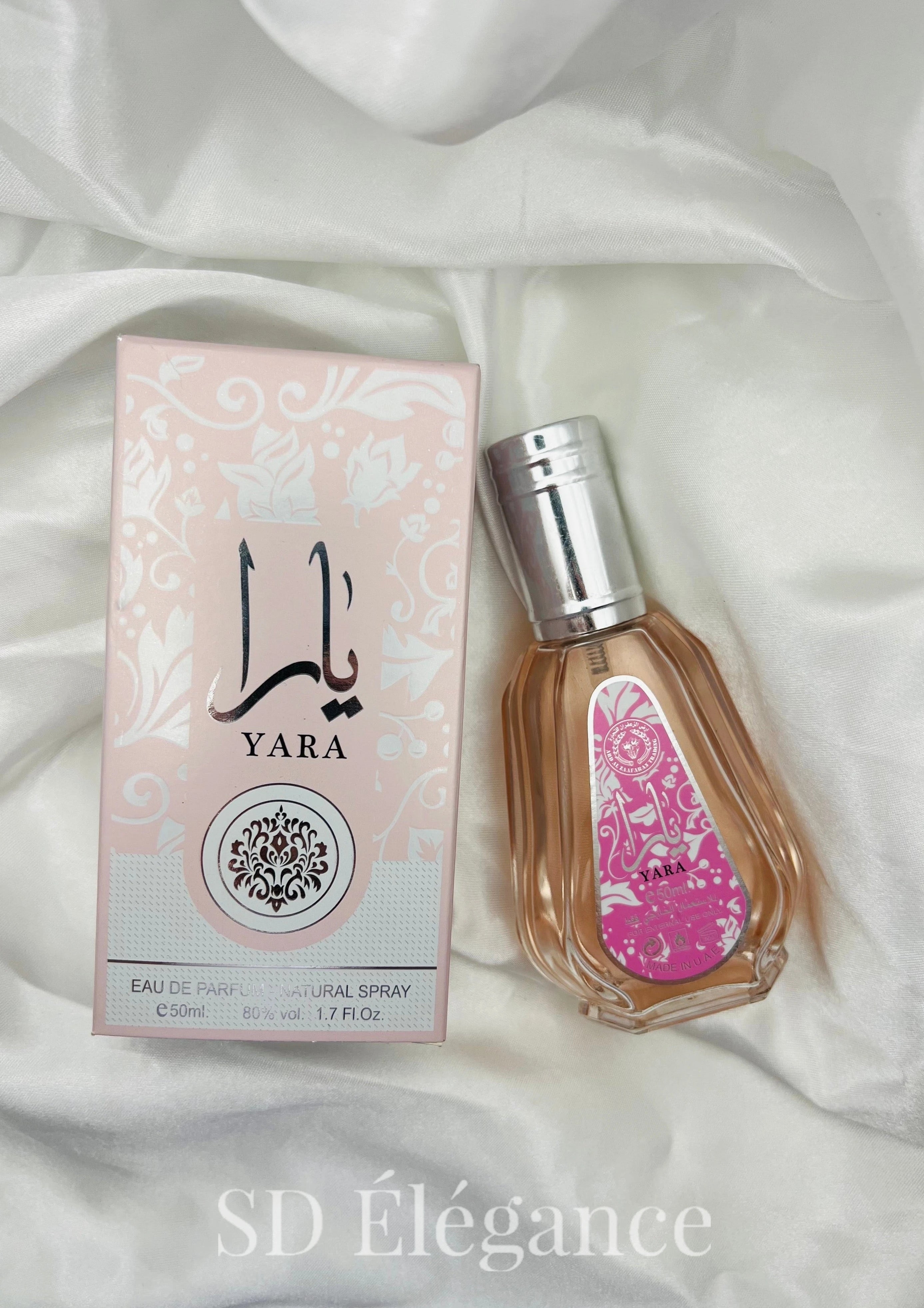 Yara rose Lattafa - Eau de parfum 50 ml SD.Elégance Parfum, importer de Dubaï, sd elegance, sdelegance